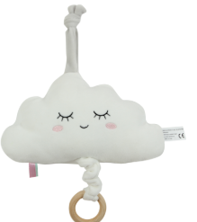 coussin musical nuage
